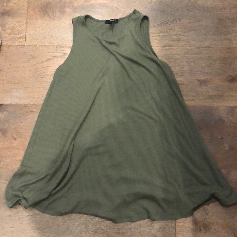 Green summer dress